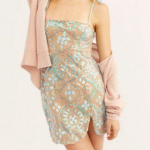 Free People show off mini dress